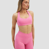 Elevate™ Sculpting Medium Impact Multiway Bra | Bubble Pink