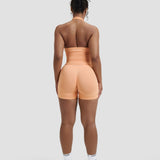 Elevate™ Sculpting Seamless Halterneck Top | Melon Ice