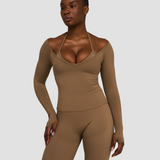 Elevate™ Sculpting Seamless V-Neck Top | Kesten