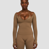 Elevate™ Sculpting Seamless V-Neck Top | Kesten