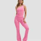 Elevate™ Sculpting Asymmetric Twist Top | Bubble Pink
