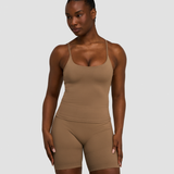 Elevate™ Sculpting Seamless Scoop Neck Cami | Toffee