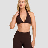 Elevate™ Sculpting Seamless V-Neck Halter Bra | Kafa