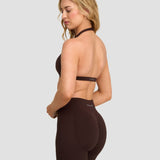 Elevate™ Sculpting Seamless V-Neck Halter Bra | Kafa