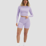 Elevate™ Sculpting High Waist Scrunch Šorts | Ljubičasta