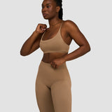 Elevate™ Sculpting Seamless Scoop Neck Bra | Toffee