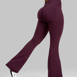 Elevate™ Sculpting Mid V-Waist Flare Leggings | Zimska Šljiva
