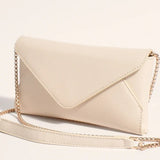 Carmen Envelope Cross Body Bag - Krem
