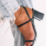 Balton Mule Heels - Crna