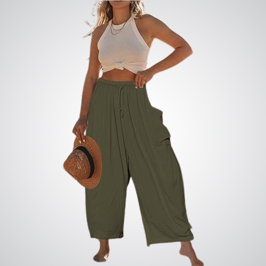 ELENA | Široke udobne pantalone