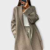 Veronika | Elegantan dugi kardigan sa džepovima