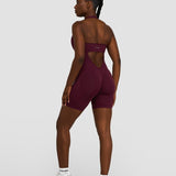 Elevate™ Sculpting Halterneck All In One | Merlot