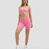 Elevate™ Sculpting High Waist Scrunch Shorts | Bubble Pink