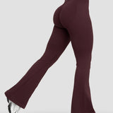 Elevate™ Sculpting Mid V-Waist Flare Leggings | Tamno ljubičasta
