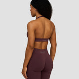 Elevate™ Sculpting Seamless Adjustable Halter Bra | Tamno ljubičasta