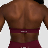 Elevate™ Sculpting Seamless Adjustable Halter Bra | Merlot