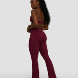 Elevate™ Sculpting Seamless Adjustable Halter Bra | Merlot