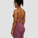 Elevate™ Sculpting Seamless Adjustable Halter Bra | Orhideja Mauve