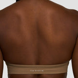 Elevate™ Sculpting Seamless Adjustable Halter Bra | Toffee