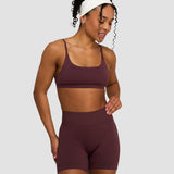 Elevate™ Sculpting Seamless Scoop Neck Bra | Tamno ljubičasta