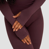 Elevate™ Sculpting Seamless V-Neck Top | Tamno ljubičasta