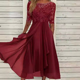 Kloi | Elegantna Čipkasta Haljina