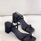 Balton Mule Heels - Crna