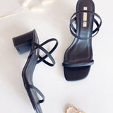 Balton Mule Heels - Crna