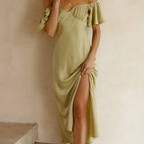 Louisa Midi Haljina - Maslina