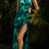 Barzilio Maxi Haljina - Calista Zelena