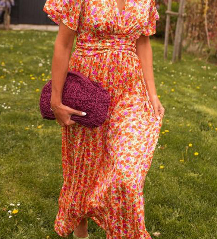 Natalie | Prikladna Maxi Haljina sa Printom