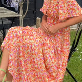 Natalie | Prikladna Maxi Haljina sa Printom