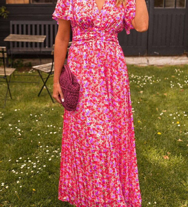 Natalie | Prikladna Maxi Haljina sa Printom