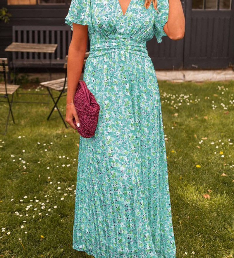 Natalie | Prikladna Maxi Haljina sa Printom