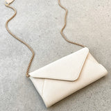 Carmen Envelope Cross Body Bag - Krem