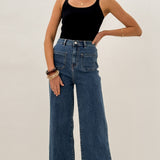 Macadrian Farmerke - Srednji Plavi Denim