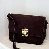 Chelsea Cross Body Bag - Čokoladni Sued