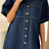 Rayna Denim Mini Haljina - Indigo