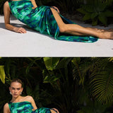 Barzilio Maxi Haljina - Calista Zelena