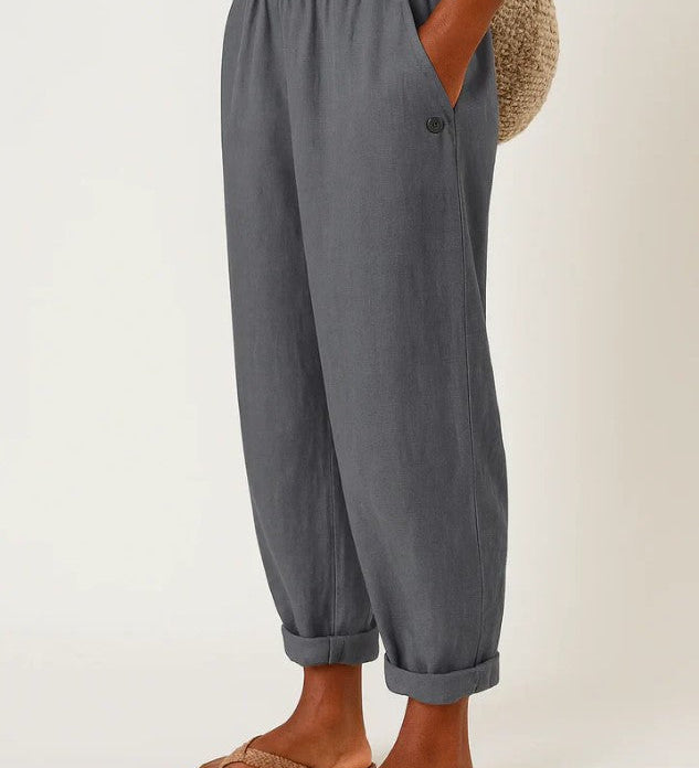 Stella | Bezvremene pantalone od platna