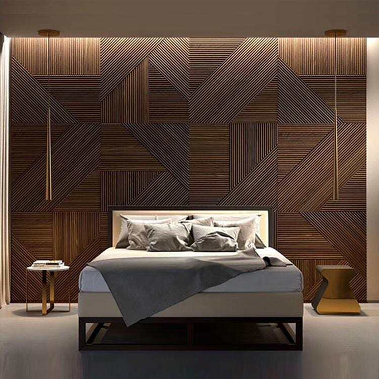 Dřevěný panel na zeď Euclid