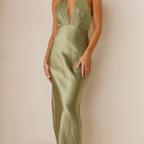 Chloe Maxi Haljina - Maslina