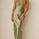Chloe Maxi Haljina - Maslina