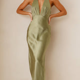 Chloe Maxi Haljina - Maslina