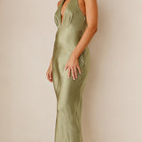 Chloe Maxi Haljina - Maslina