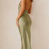 Chloe Maxi Haljina - Maslina
