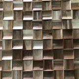 Mosaicová dřevěná stěna Weave Cube