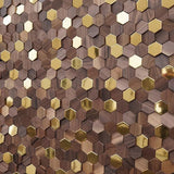 Hexad Dřevěný Mozaikový Stěnový Panel