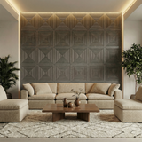 Hyde Moderní Drážkovaná Stěnová Panel