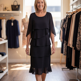 Charlotte | Elegantna midi haljina koja prikriva stomak